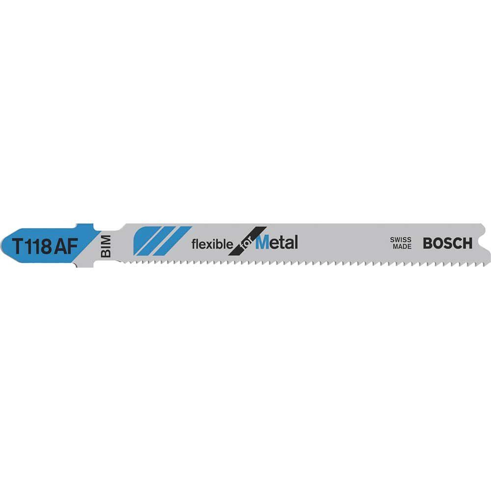 Bosch T118 AF Metal Cutting Jigsaw Blades Pack of 5 - Image 1