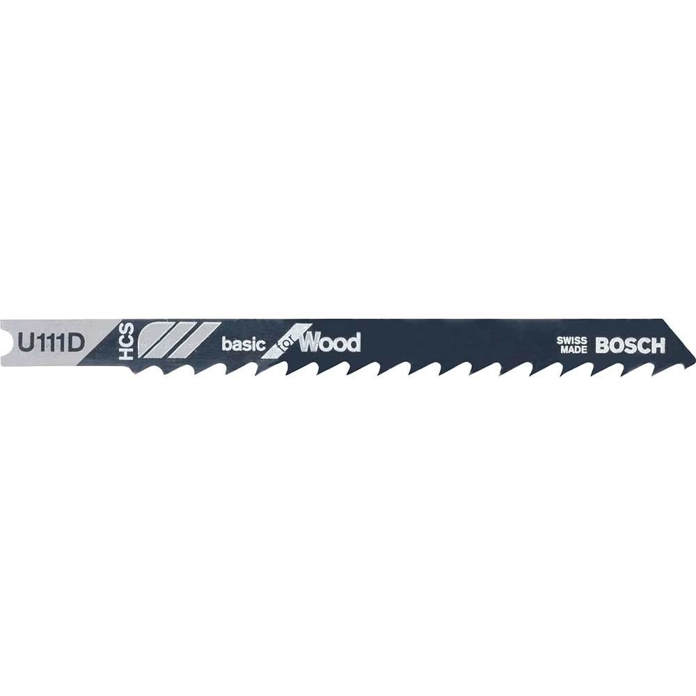 Bosch U111 D Wood Cutting Jigsaw Blades Pack of 3 - Image 1