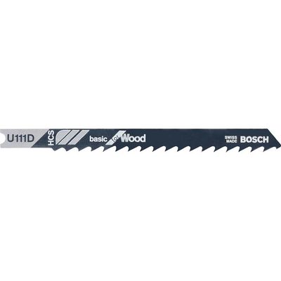 Bosch U111 D Wood Cutting Jigsaw Blades Pack of 3