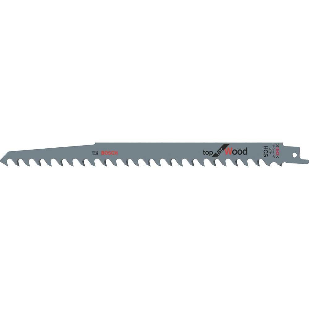 Bosch S1542K Reciprocating Sabre Saw Blades Pack of 5 - Image 1