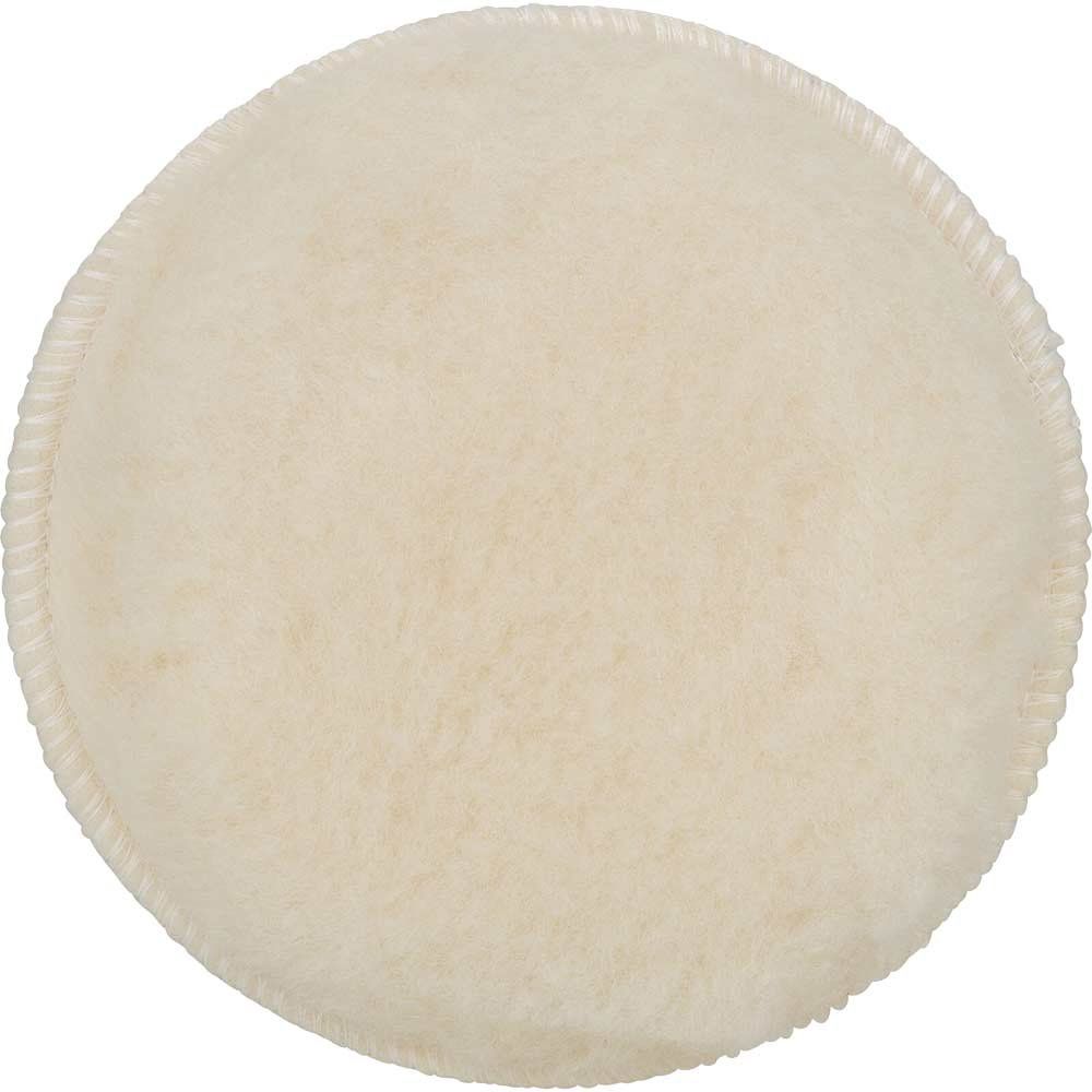 Bosch Hook and Loop Lambswool Polishing Bonnet 160mm Pack of 2 - Image 1