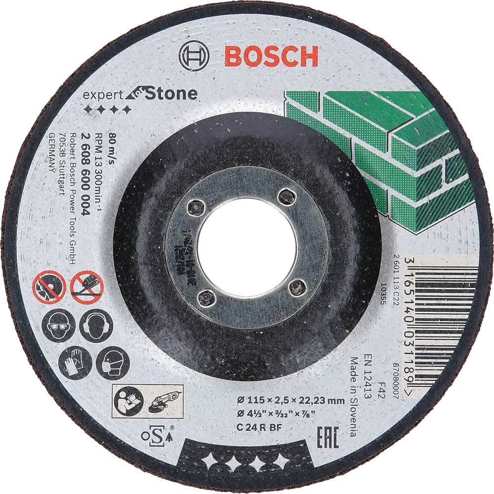 Bosch C24R BF Depressed Stone Cutting Disc 115mm - Image 1