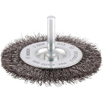 Bosch PRO 0.2mm Crimped Steel Wire Wheel Brush 75mm 6mm Shank