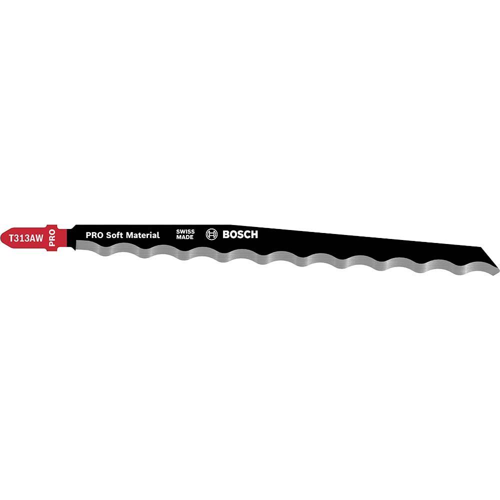 Bosch PRO T313 A Rubber Cutting Jigsaw Blades Pack of 3 - Image 1