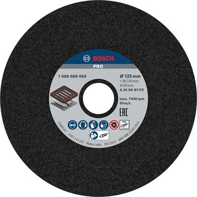 Bosch PRO Straight Grinder Wheel 125mm 24g