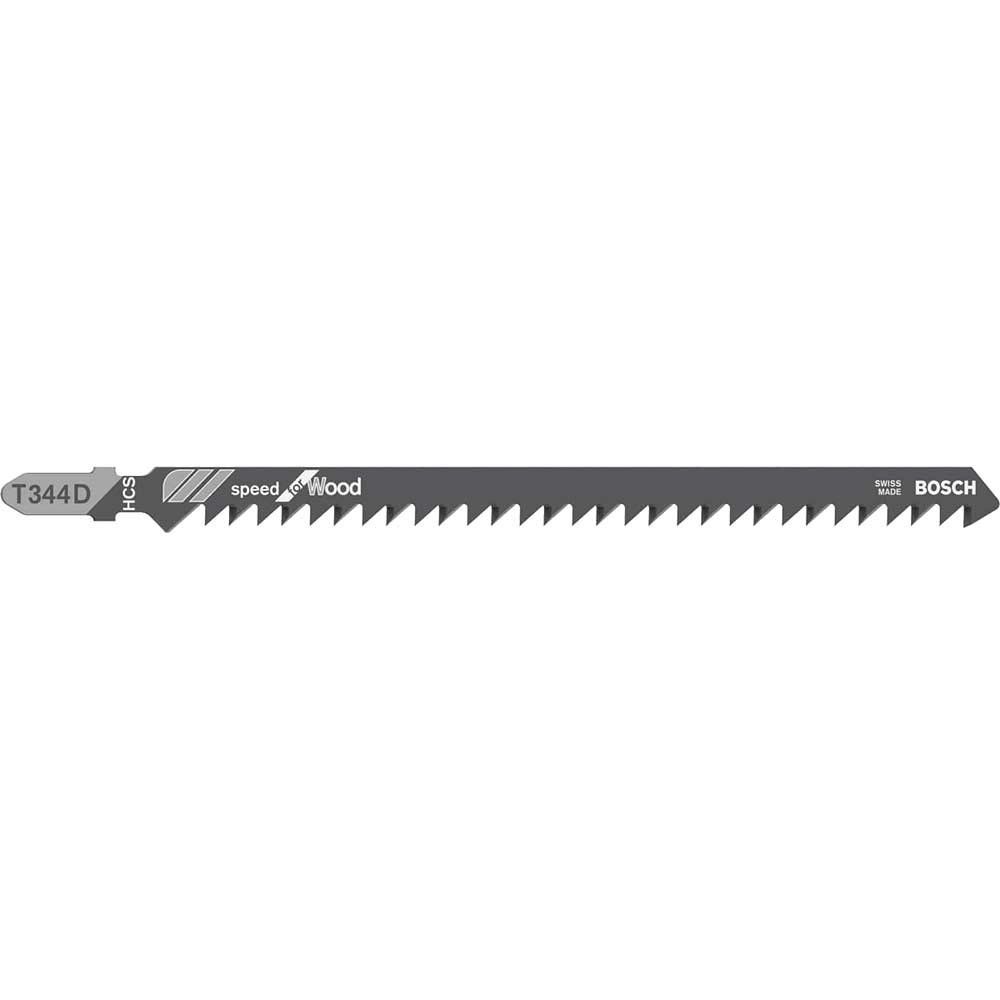 Bosch T344 D Wood Cutting Jigsaw Blades Pack of 3 - Image 1