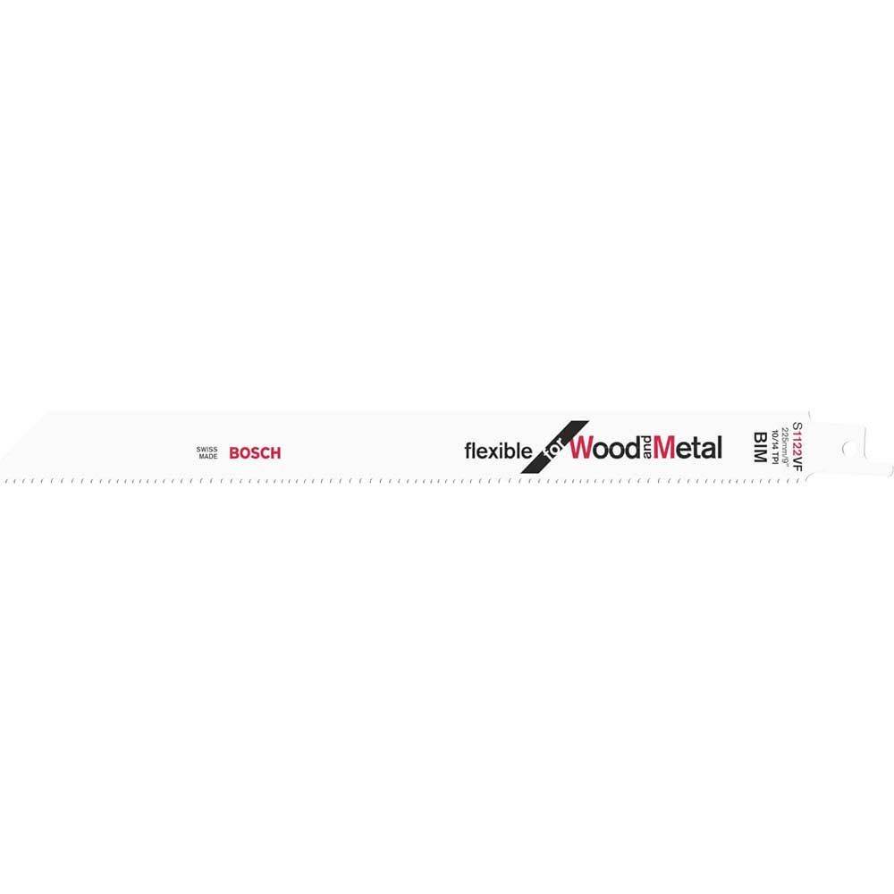 Bosch S1122VF Wood and Metal Cutting Reciprocating Sabre Saw Blades Pack of 5 - Image 1