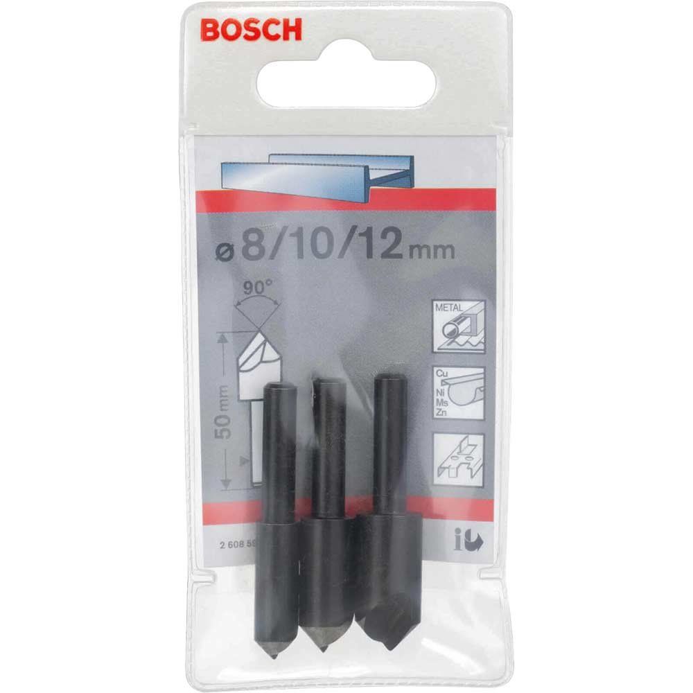 Bosch 3 Piece Countersink Bit Set - Image 1