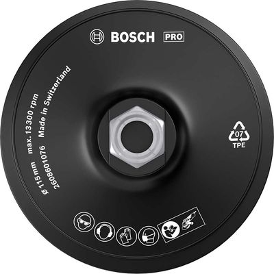 Bosch PRO Hook and Loop Angle Grinder Backing Pad 115mm
