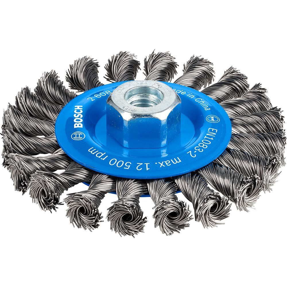 Bosch PRO Knotted Steel Wire Wheel Brush - Image 1