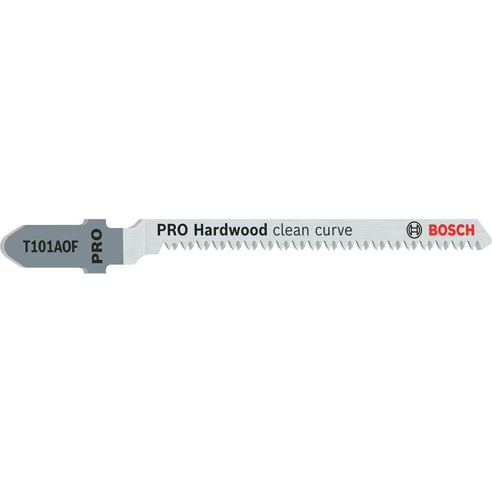 Bosch PRO T101 AOF Hard Wood Cutting Jigsaw Blades Pack of 5 - Image 1