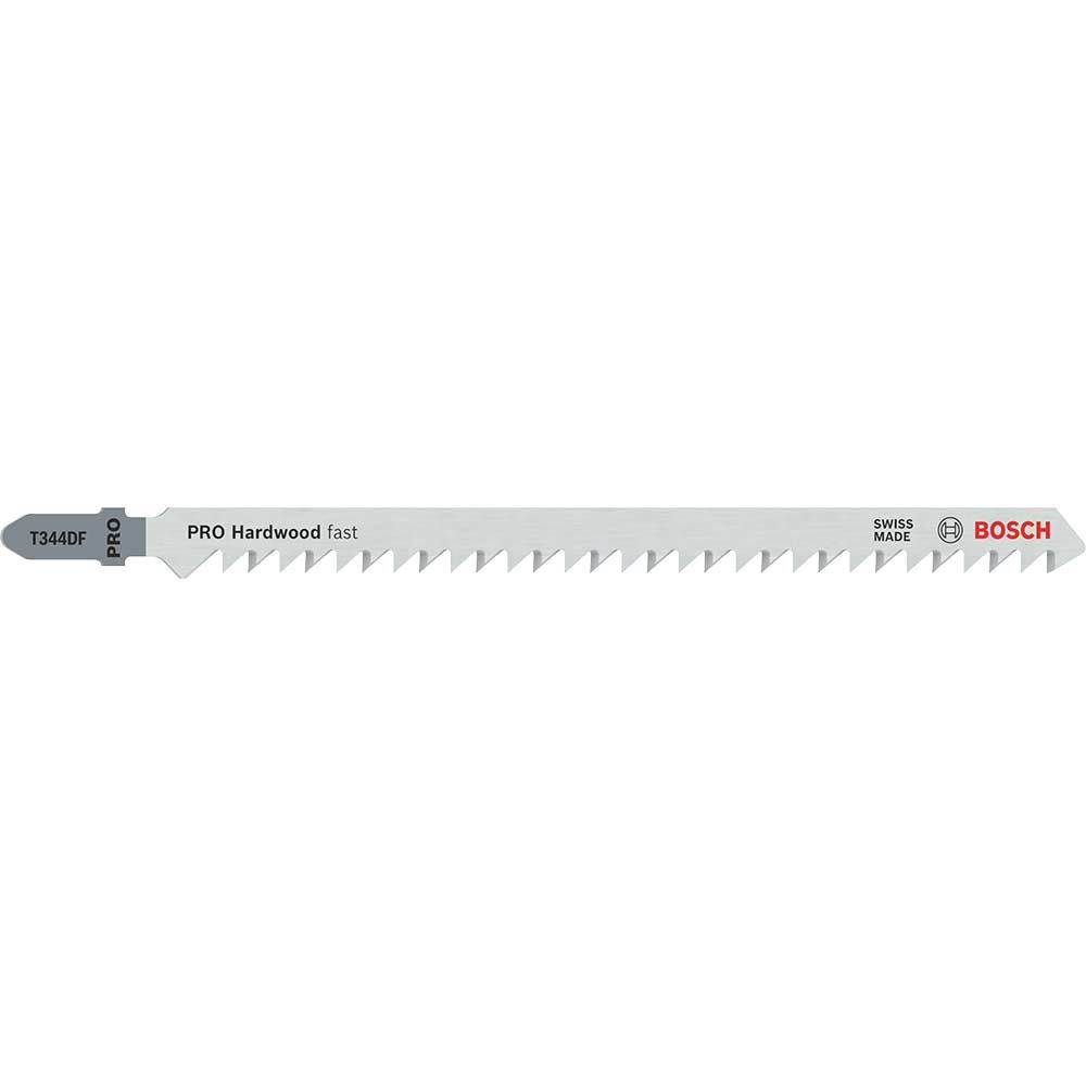 Bosch PRO T344DF Wood Cutting Jigsaw Blades Pack of 5 - Image 1