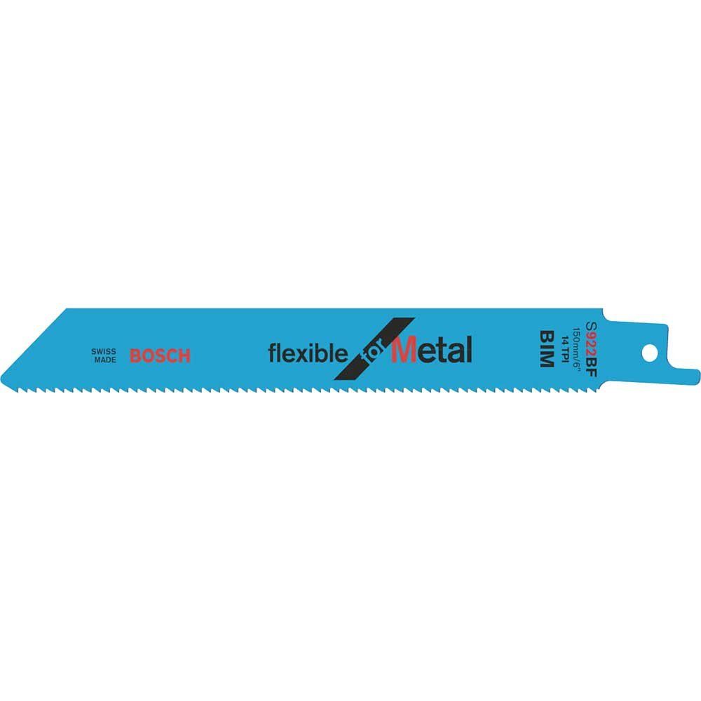 Bosch S922BF Metal Cutting Reciprocating Sabre Saw Blades Pack of 5 - Image 1