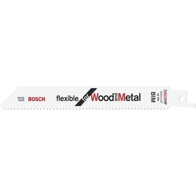 Bosch S922HF Wood and Metal Cutting Reciprocating Sabre Saw Blades Pack of 5
