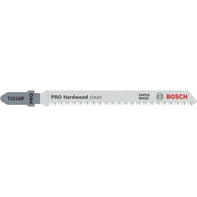 Bosch PRO T101 AIF Hard Wood Cutting Jigsaw Blades Pack of 5