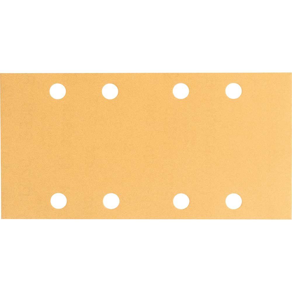 Bosch Punched Hook and Loop Sanding Sheets 93mm x 186mm 400g Pack of 10 - Image 1
