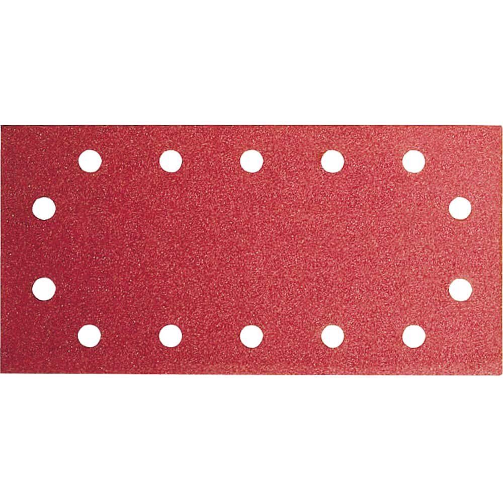 Bosch Punched Hook and Loop Sanding Sheets 115mm x 230mm Assorted Pack of 10 - Image 1