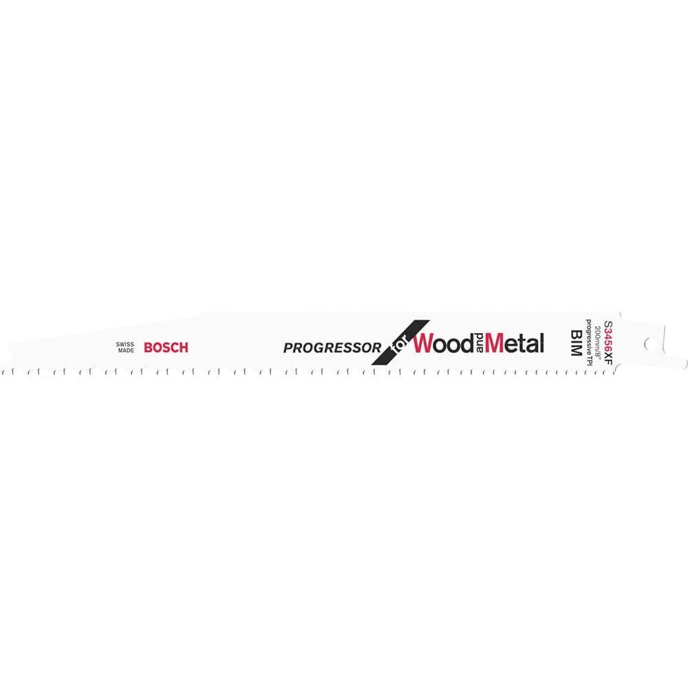 Bosch S3456XF Progressor Wood and Metal Cutting Reciprocating Sabre Saw Blades Pack of 5 - Image 1