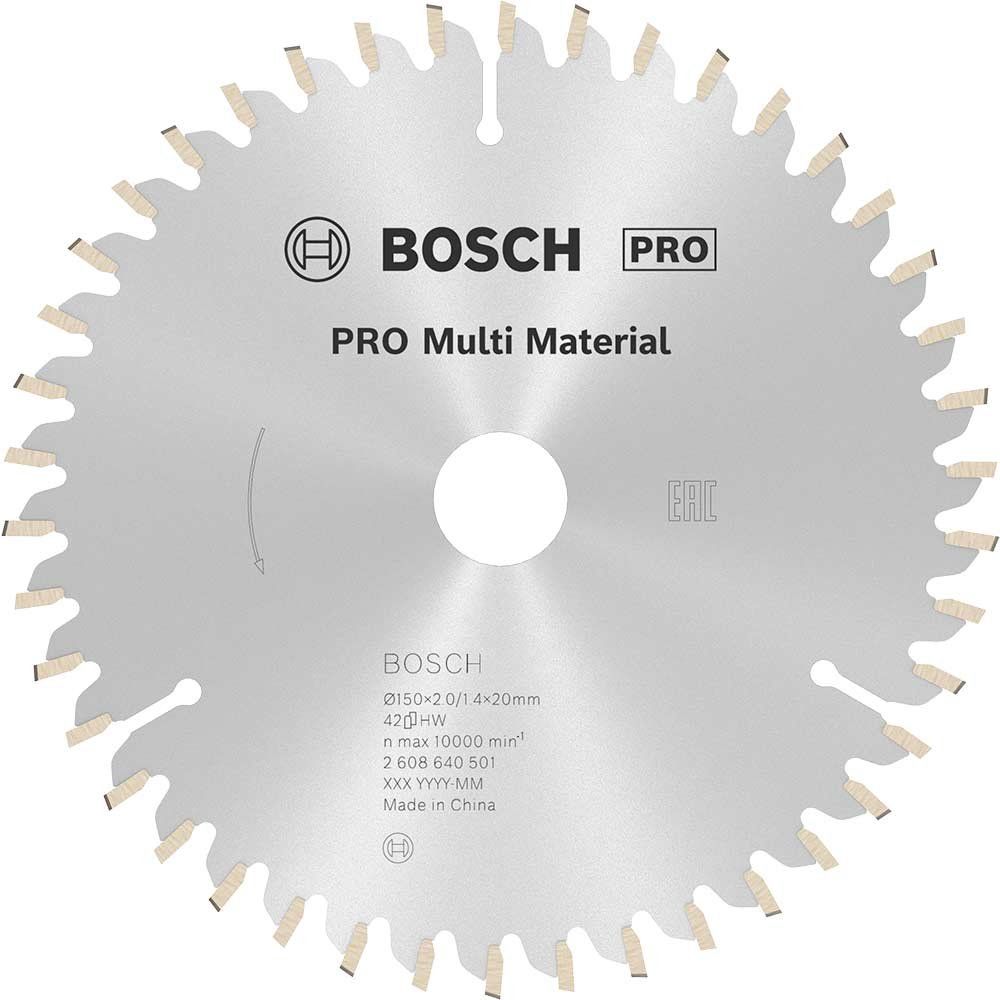 Bosch PRO Multi Material Cutting Saw Blade 150mm 42T 20mm - Image 1