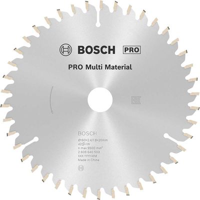 Bosch PRO Multi Material Cutting Saw Blade 160mm 42T 20mm