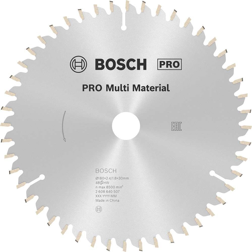 Bosch PRO Multi Material Cutting Saw Blade 180mm 48T 30mm - Image 1
