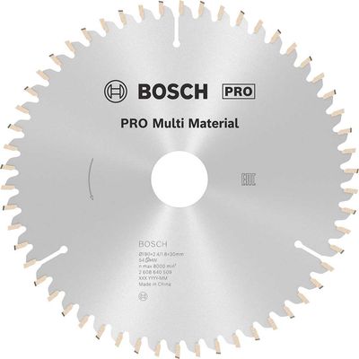 Bosch PRO Multi Material Cutting Saw Blade 190mm 54T 30mm
