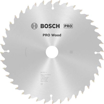 Bosch PRO Wood Cutting Mitre Saw Blade 250mm 40T 30mm