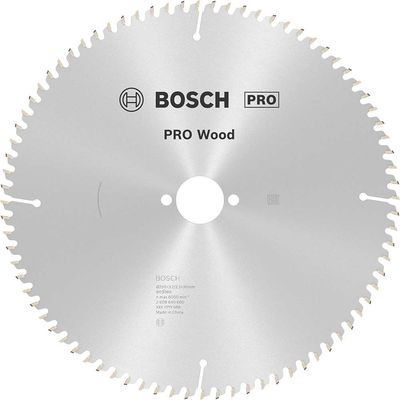 Bosch PRO Optiline Wood Cutting Table Saw Blade 250mm 80T 30mm