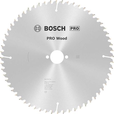 Bosch PRO Optiline Wood Cutting Table Saw Blade 250mm 60T 30mm