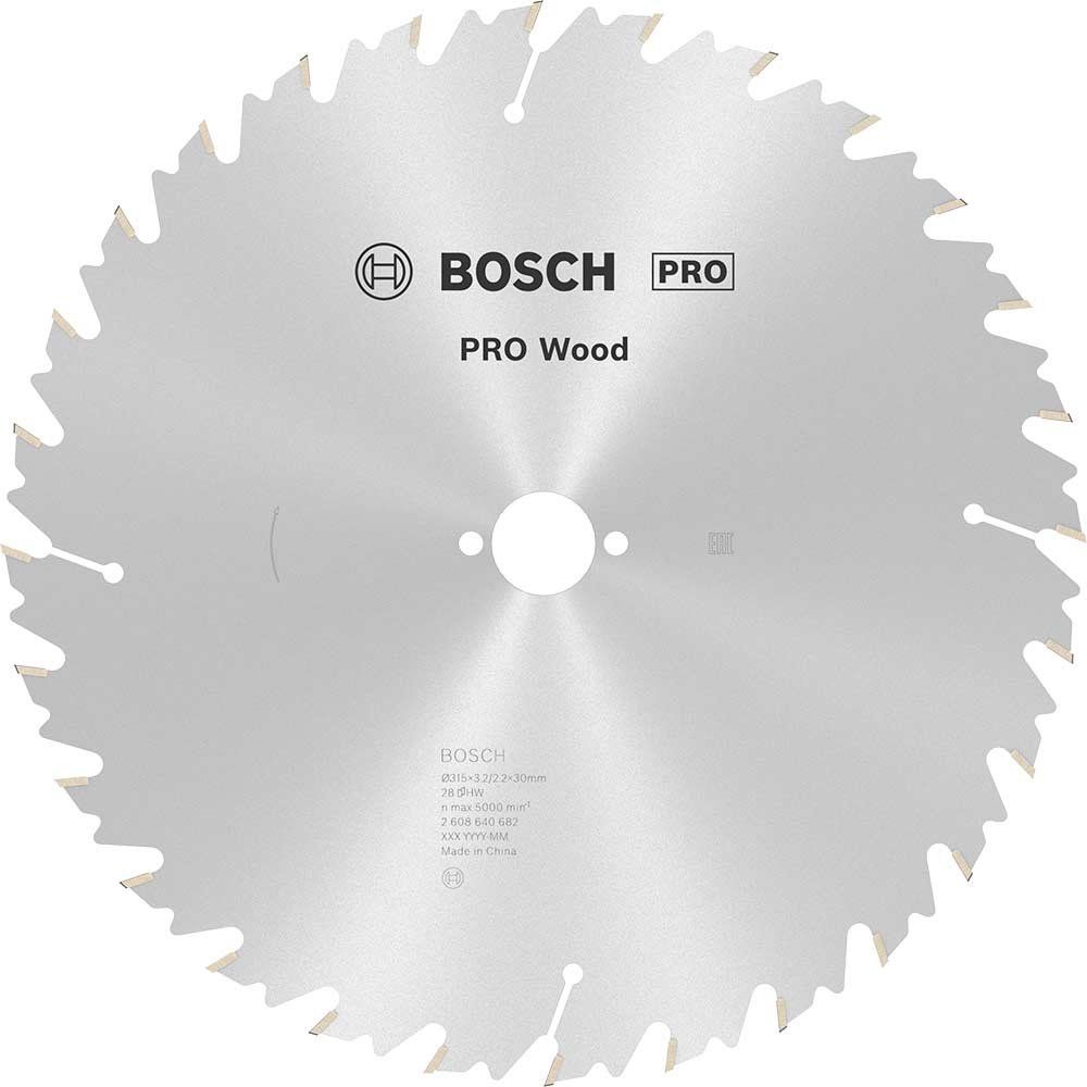 Bosch PRO Speedline Wood Cutting Table Saw Blade 315mm 28T 30mm - Image 1