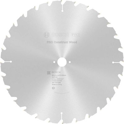 Bosch PRO Construct Nail Proof Wood Cutting Table Saw Blade 400mm 28T 30mm