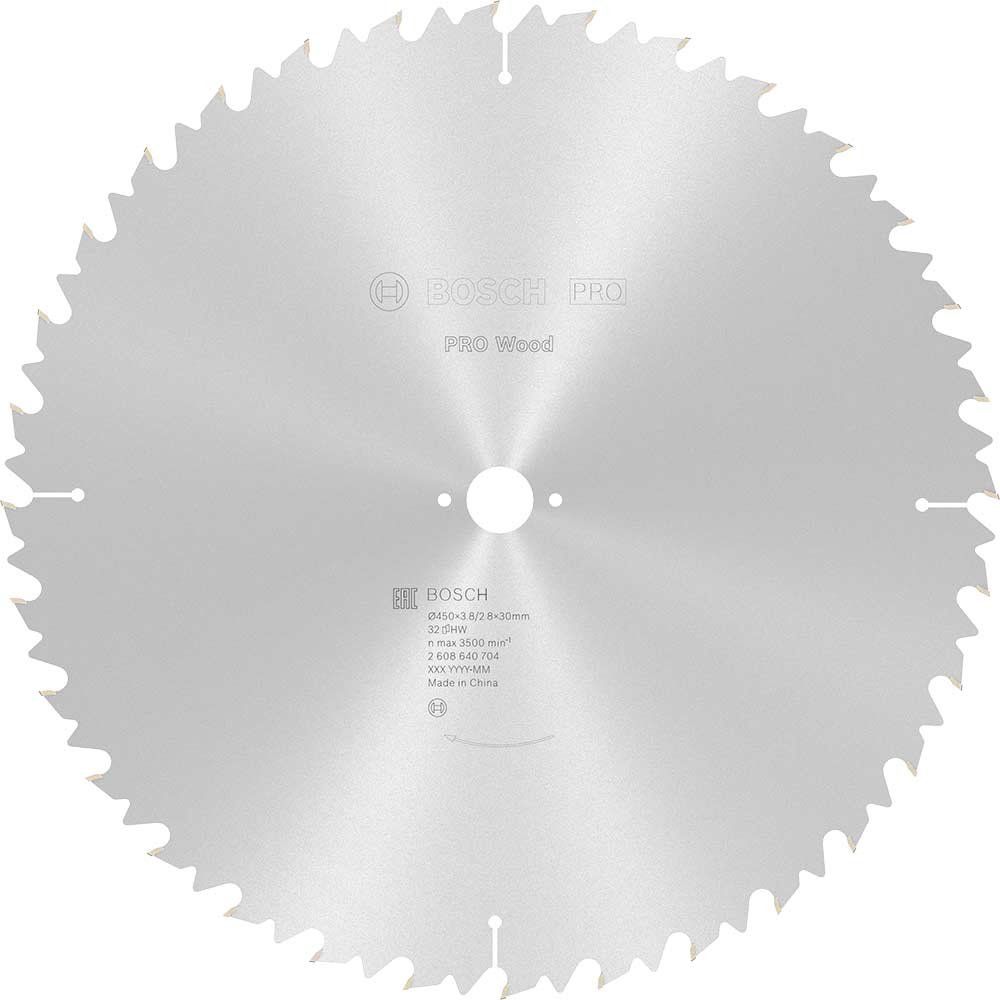Bosch PRO Wood Cutting Table Saw Blade 450mm 32T 30mm - Image 1