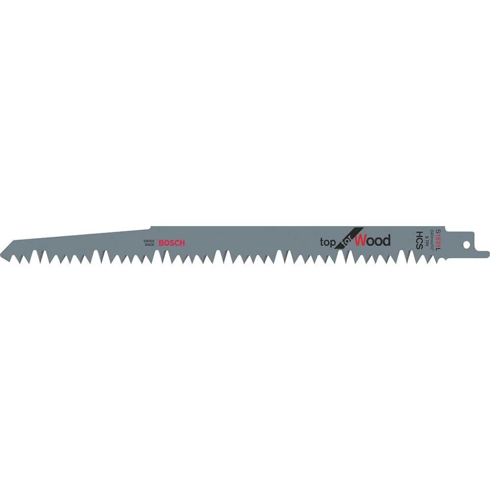 Bosch S1531L Wood Cutting Reciprocating Sabre Saw Blades Pack of 100 - Image 1
