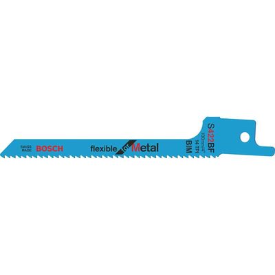 Bosch S422BF Metal Cutting Reciprocating Sabre Saw Blades Pack of 5
