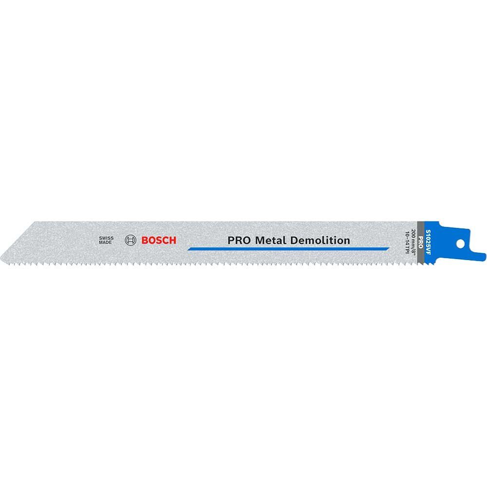 Bosch PRO S1025VF Metal Cutting Reciprocating Sabre Saw Blades 200mm Pack of 5 - Image 1