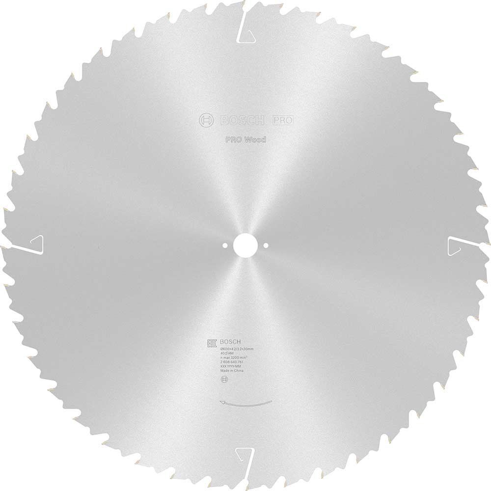 Bosch PRO Wood Cutting Table Saw Blade 600mm 40T 30mm - Image 1