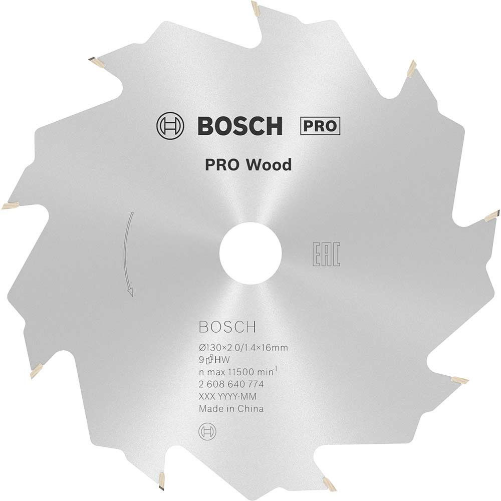 Bosch PRO Speedline Wood Cutting Saw Blade 130mm 9T 16mm - Image 1