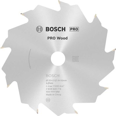 Bosch PRO Speedline Wood Cutting Saw Blade 130mm 9T 16mm