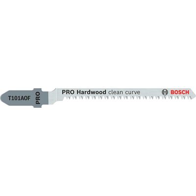 Bosch PRO T101 AOF Hard Wood Cutting Jigsaw Blades Pack of 3
