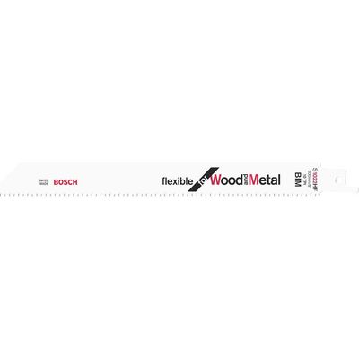 Bosch S1022HF Wood and Metal Cutting Reciprocating Sabre Saw Blades Pack of 100