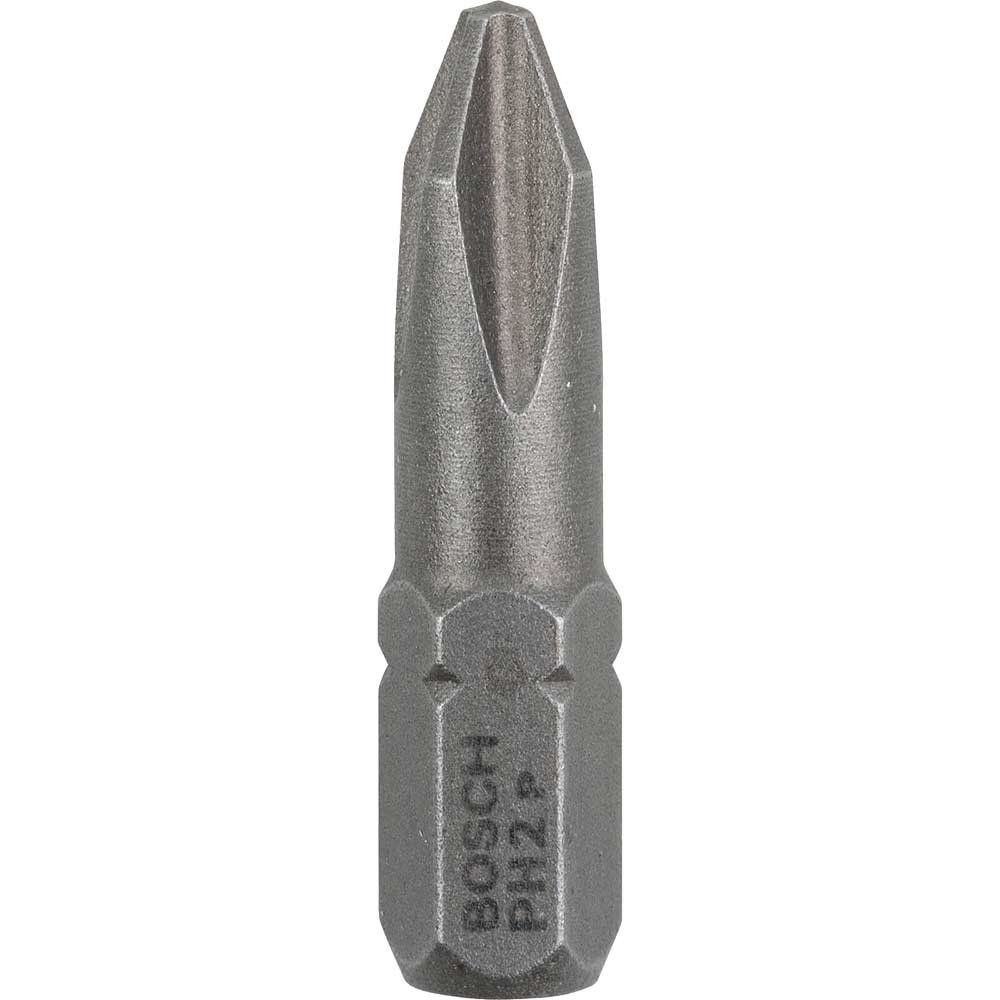 Bosch Extra Hard Phillips Screwdriver Bits PH2 25mm Pack of 3 - Image 1