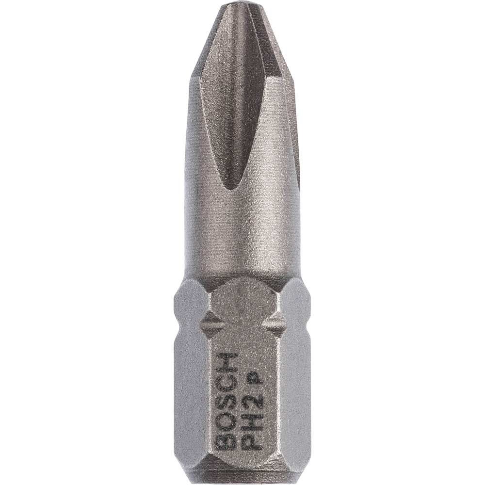 Bosch Extra Hard Phillips Screwdriver Bits PH2 25mm Pack of 10 - Image 1