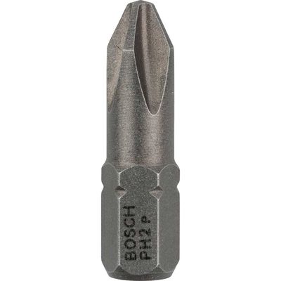 Bosch Extra Hard Phillips Screwdriver Bits PH2 25mm Pack of 25