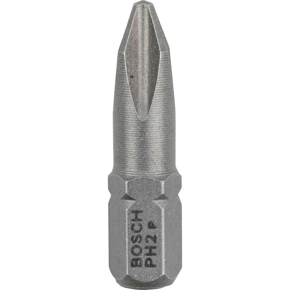 Bosch Extra Hard Phillips Screwdriver Bits PH2 25mm Pack of 100 - Image 1