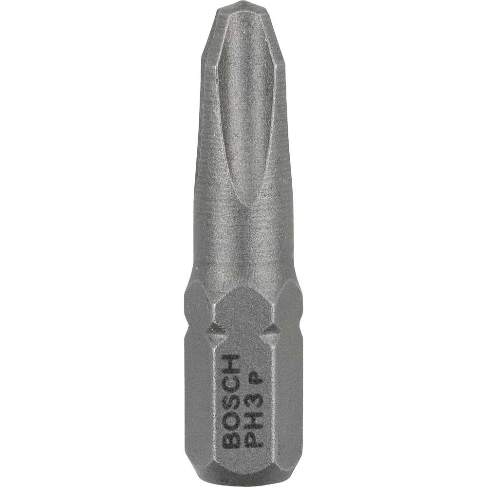 Bosch Extra Hard Phillips Screwdriver Bits PH3 25mm Pack of 3 - Image 1