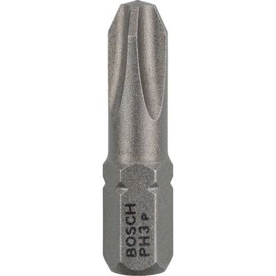 Bosch Extra Hard Phillips Screwdriver Bits PH3 25mm Pack of 25