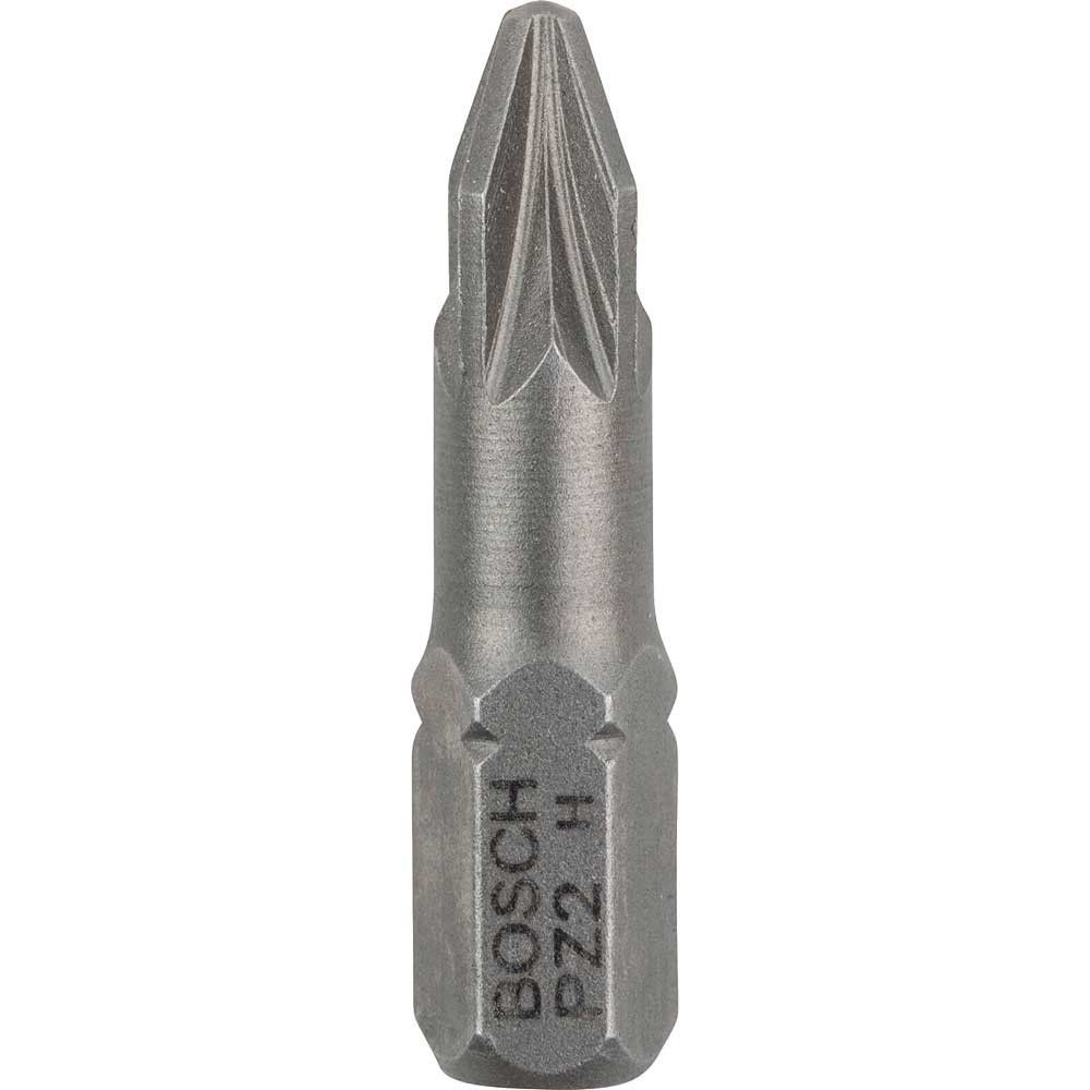 Bosch Extra Hard Pozi Screwdriver Bits PZ2 25mm Pack of 3 - Image 1