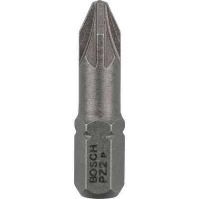 Bosch Extra Hard Pozi Screwdriver Bits PZ2 25mm Pack of 25