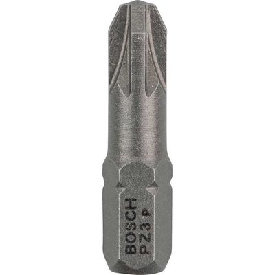 Bosch Extra Hard Pozi Screwdriver Bits PZ3 25mm Pack of 25