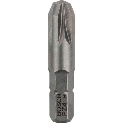 Bosch Extra Hard Pozi Screwdriver Bits PZ4 32mm Pack of 3